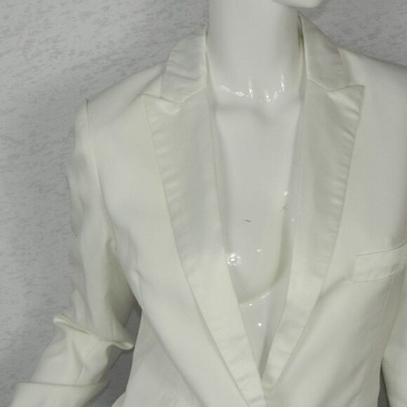 Blessed are the Meek Blazer Size 4 White Tuxedo Oversize Menswear - Picture 7 of 11